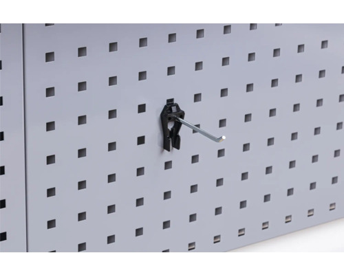 Verktygstavla med verktygskrok för verkstadsorganisation