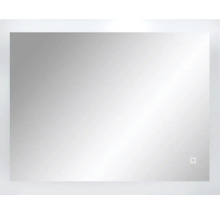 Spegel med belysning CORDIA shine line series utan ram 80x65 cm touchsensor IP44 LED