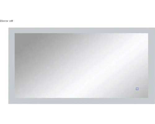Rektangulär spegel för badrummet
