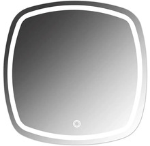 Spegel med belysning CORDIA smooth line series utan ram 60x60 cm touchsensor IP44 LED