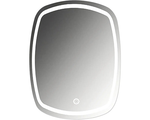Spegel med belysning CORDIA smooth line series utan ram 60x80 cm touchsensor IP44 LED