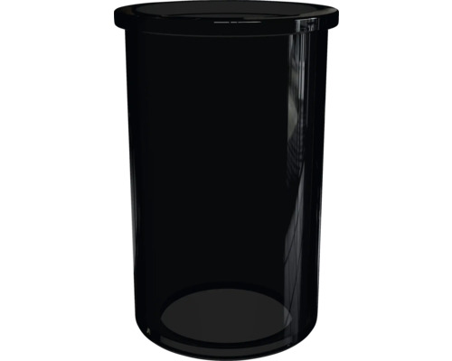 Svart kosmetisk soptunna av plast