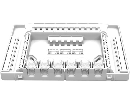 Tom kopplingsdosa av plast