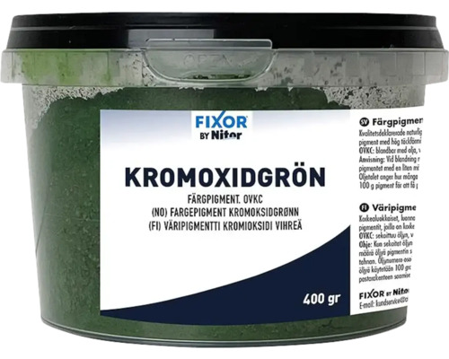 Färgpigment FIXOR BY NITOR Kromoxidgrön 400g