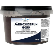 Fixor Järnoxidbrun Mörk färgpigment, 400 gram