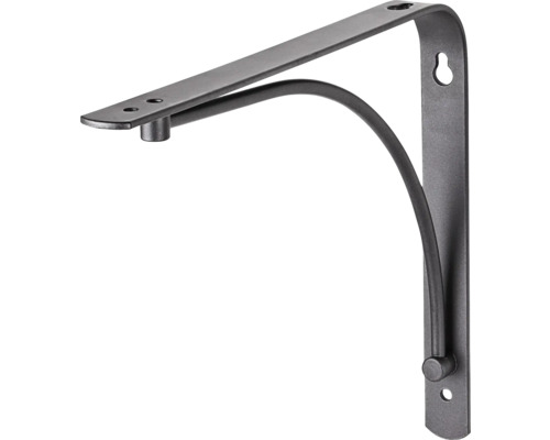 Konsol DOLLE ARCH 230x180mm antracit Metallvinkel med böjt stöd för väggmontering