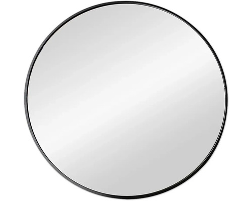 Spegel Aluminium svart Ø 60cm Spegel Aluminium svart Ø 60cm