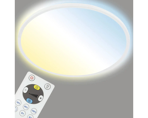 LED taklampa med fjärrkontroll för att justera ljusstyrkan