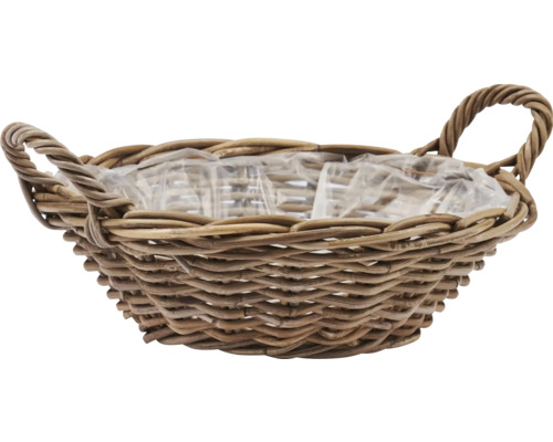 Planteringskorg ELITE Leah naturfibrer Ø40x15cm brun Planteringskorg ELITE Leah naturfibrer Ø40x15cm brun