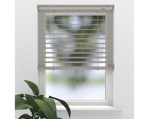 Aluminiumpersienn SOLUNA taupe 50mm 120x180cm Fönster med horisontella persienner för ljusreglering