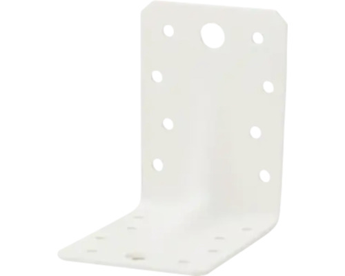 Vinkel 90 JOMA White 2,5x90x90x65mm MF L-formad vinkelbeslag med hål