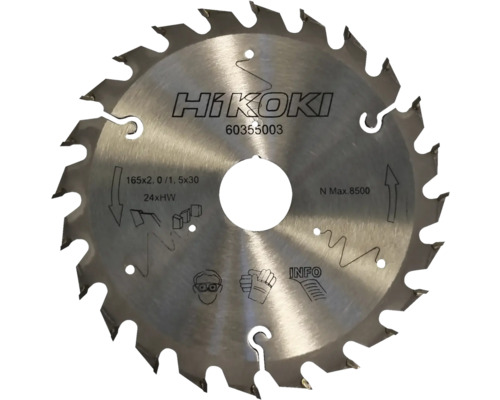 HiKoki sågklinga, 165x2,0/1,5x30 millimeter