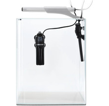 Akvarium med innerfilter och LED-lampa