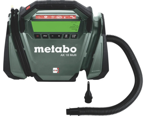 Metabo AK 18 Multi sladdlös kompressor med slang och munstycke