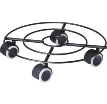 Blomvagn WAGNER SYSTEM Multi Roller stål Ø30cm grå