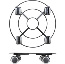 Blomvagn WAGNER SYSTEM Multi Roller stål Ø30cm grå