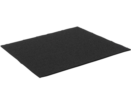 Antivibrationsmatta till diskmaskin tvättmaskin torktumlare svart halkskyddsmatta 60x60x1,5 cm