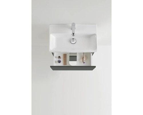 Tvättställ med öppen låda ovanifrån