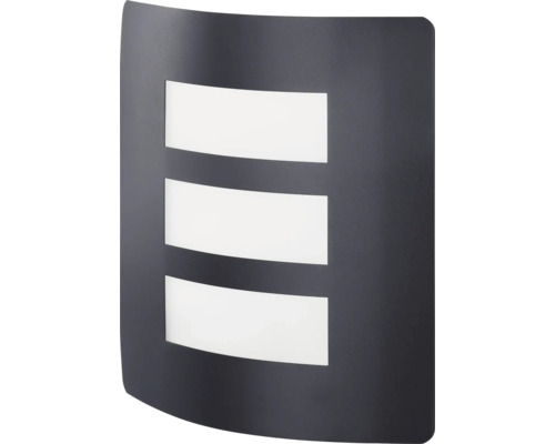 Vägglampa med tre horisontella ljusöppningar