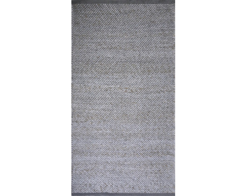Matta Breeze 140x200 grå beige Rektangulär matta med diagonalt mönster