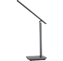 Grå LED-bordslampa