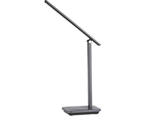 Grå LED-bordslampa