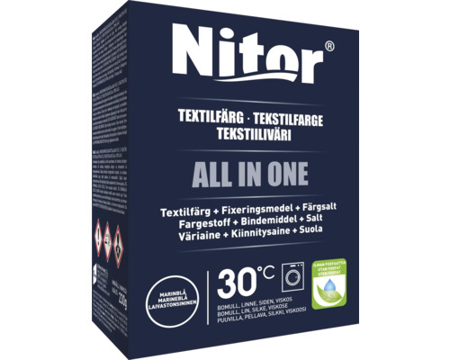 Textilfärg NITOR All in one Marinblå mini