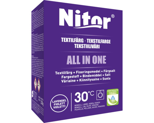 Textilfärg NITOR All in one Lavendel mini