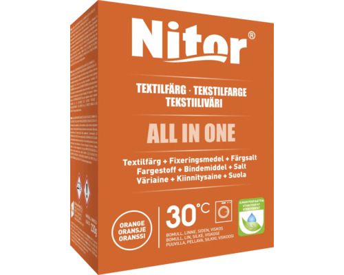 Textilfärg NITOR All in one Orange mini