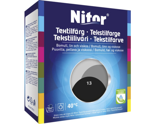 Textilfärg NITOR Djupsvart 13