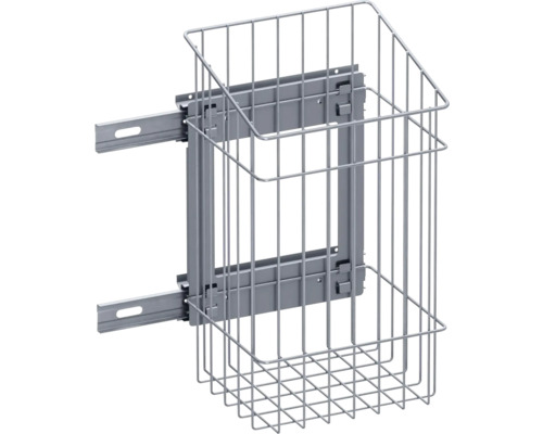 Utdragbar metallkorg för förvaring