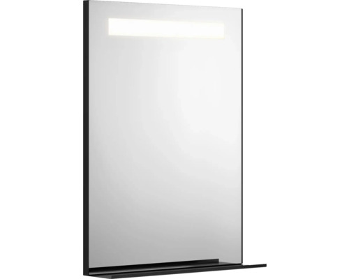 Spegel med belysning GUSTAVSBERG svart matt varmvitt ljus 60 cm GB7199ML60BL