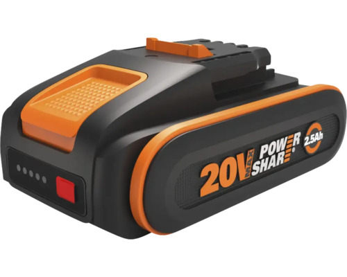 Worx 20 volts batteri med 2,5 amperetimmar