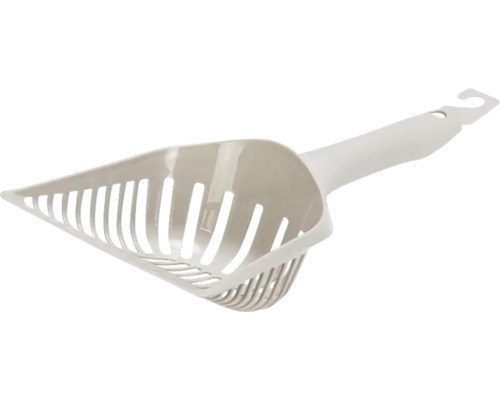 Kattsandspade av plast med upphängningsanordning