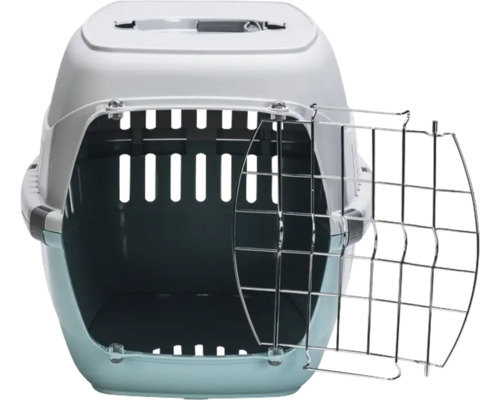 Transportbur för husdjur med metalldörr