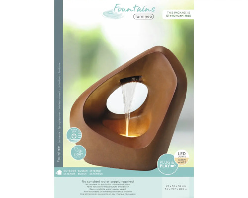 Lumeo fontän av konststen för utomhusbruk