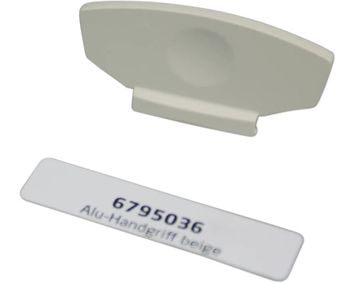 Aluminiumhandtag beige