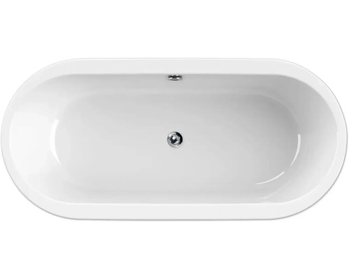 Fristående badkar med avlopp