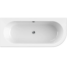 Hörnbadkar FORM&STYLE Sansibar vit blank vänsterutförande 800x1800 mm