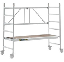 Rullställning av aluminium med arbetsplattform