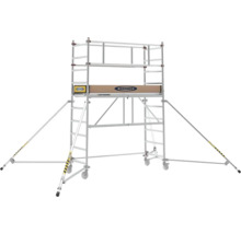 Rullställning av aluminium med hjul och stabilisatorer