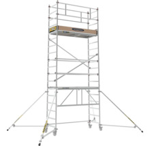 Rullställning av aluminium med en arbetshöjd på 8 meter