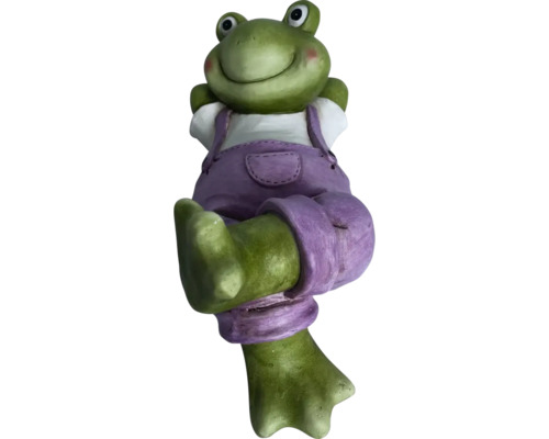 Dekorativ grodfigur för trädgården