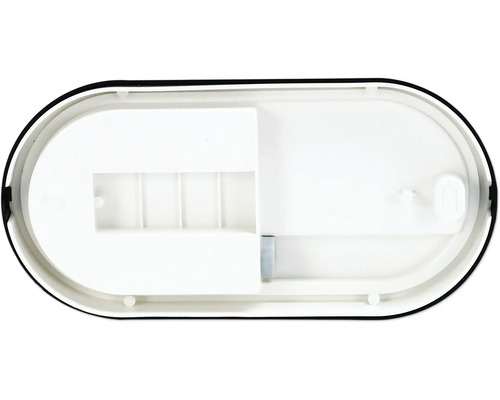 Oval duschkorg för väggmontering