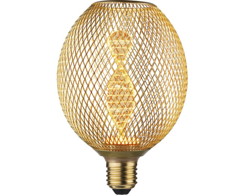 Dekorativ lampa med trådnät och E27-sockel