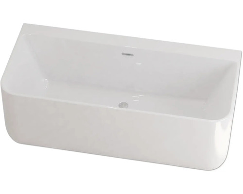 Fristående badkar med avloppsgarnitur