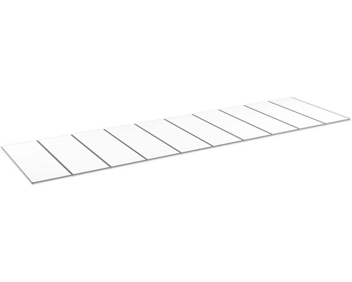 Kanalplasttak komplett HALLE Isolux klar 10x1050x3500 mm 10st skivor Kanalplasttak komplett HALLE Isolux klar 10x1050x3500 mm 10st skivor