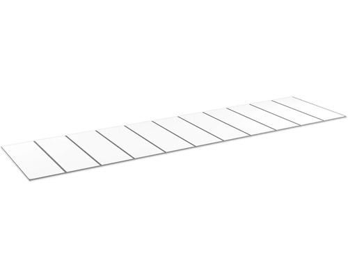 Kanalplasttak komplett HALLE Isolux klar 10x1050x2000 mm 11st skivor Kanalplasttak komplett HALLE Isolux klar 10x1050x2000 mm 11st skivor