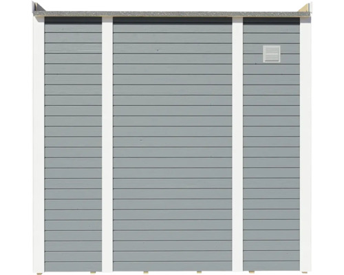 Trädgårdshusvägg i trä med ventilation