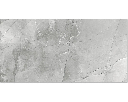 Grått golvkakel med marmorlook